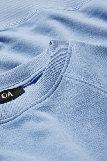 Donna - Felpa basic - azzurro