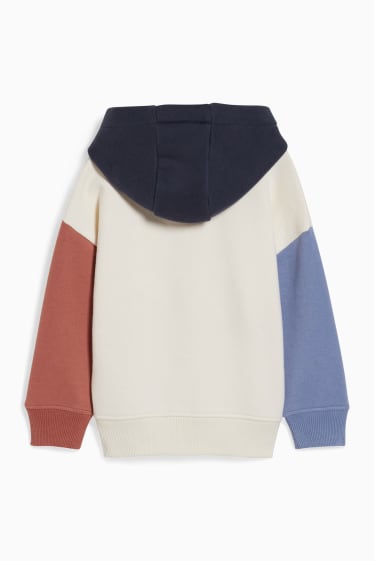 Enfants garçons - Sweat à capuche - genderneutral - crème