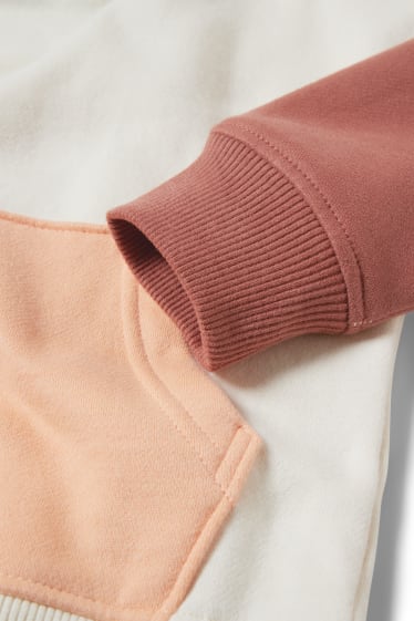 Enfants garçons - Sweat à capuche - genderneutral - crème