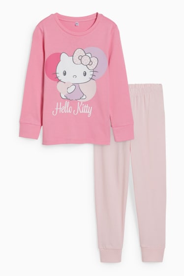 Kinder - Hello Kitty - Pyjama - 2 teilig - pink