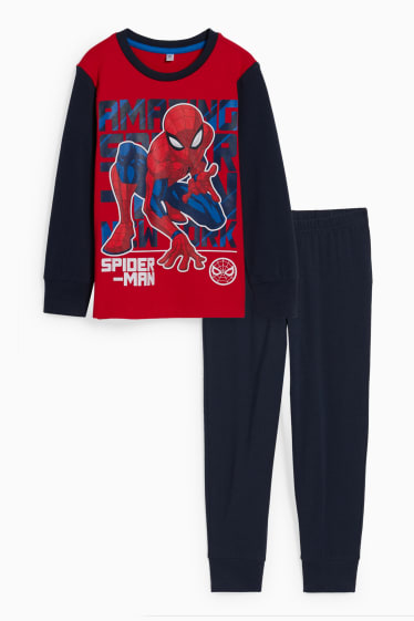 Kinder - Spider-Man - Pyjama - 2 teilig - rot