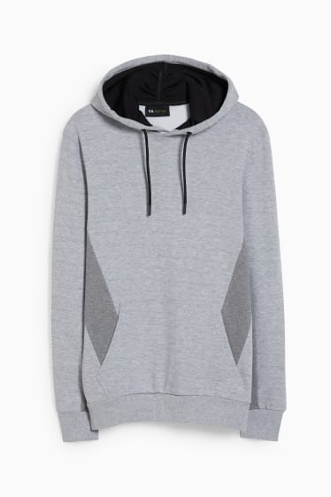 Hombre - Sudadera con capucha  - gris claro jaspeado