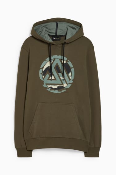 Heren - Hoodie  - groen