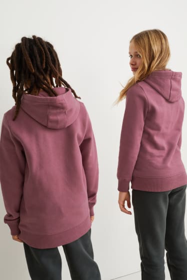 Kinder Buben - Hoodie - genderneutral - violett