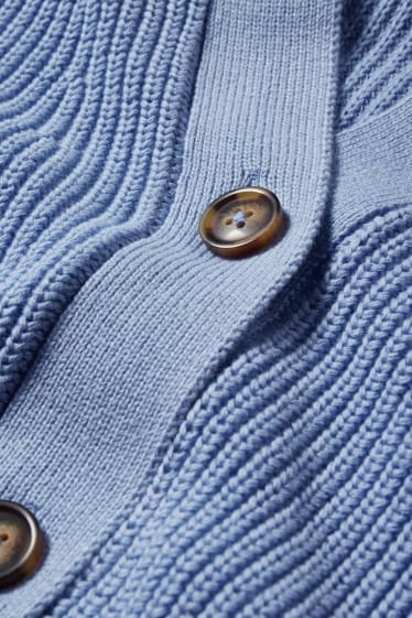 Damen - Strickjacke - hellblau