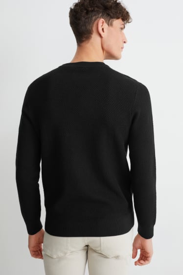 Herren - Pullover - schwarz