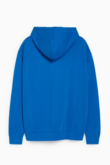 Hombre - Sudadera con capucha - azul