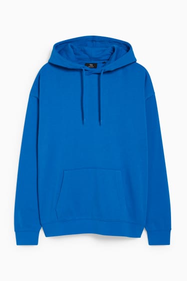 Hombre - Sudadera con capucha - azul