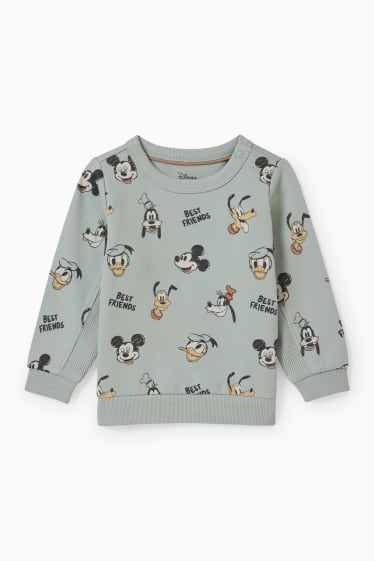 Bébés - Disney - sweat bébé - vert / gris