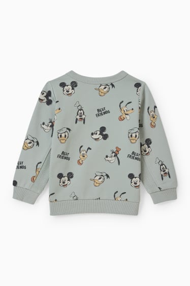 Bébés - Disney - sweat bébé - vert / gris