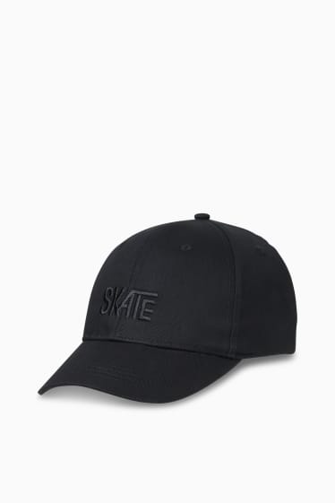 Kinder Buben - Baseballcap - schwarz
