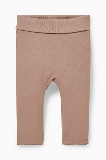 Baby Mädchen - Baby-Outfit - 3 teilig - geblümt - cremeweiss
