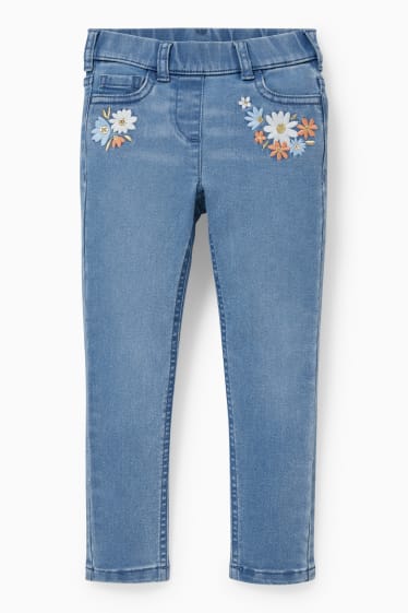Enfants filles - Jegging jean - jean bleu clair