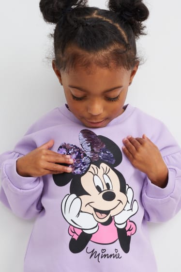 Kinderen - Minnie Mouse - sweatshirt - lichtpaars