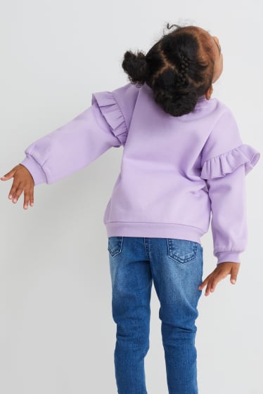 Enfants - Minnie Mouse - sweat - violet clair