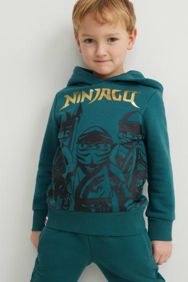 Niños - Lego Ninjago - sudadera con capucha - turquesa oscuro