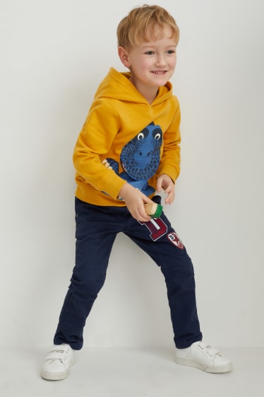 Kinderen - Dino - broek - slim fit - donkerblauw