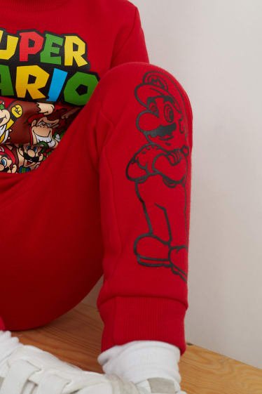 Kinderen - Super Mario - joggingbroek - rood