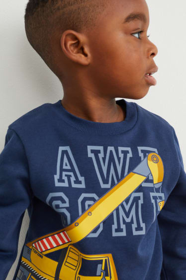 Enfants garçons - Sweat - bleu foncé