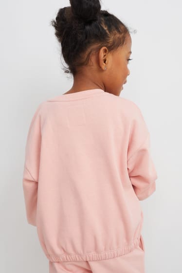 Enfants filles - Minnie Mouse - sweat - rose