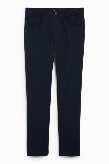 Men - Trousers - regular fit - dark blue