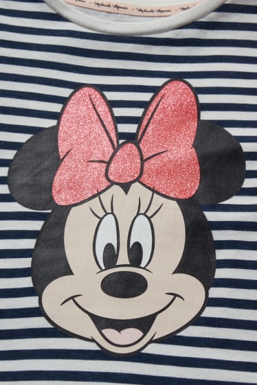 Kinderen: meisjes - Set van 3 - Minnie Mouse - jurk - wit / roze