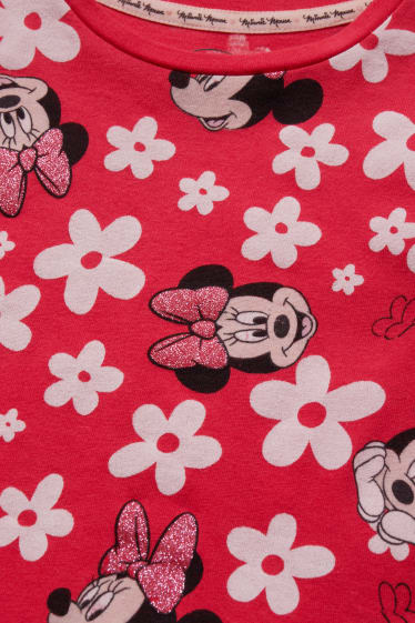 Kinderen: meisjes - Set van 3 - Minnie Mouse - jurk - wit / roze