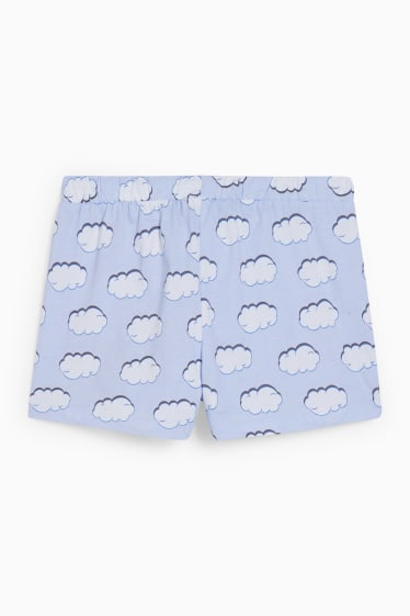 Femmes - Short de pyjama - Bisounours - bleu clair
