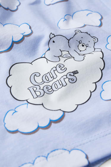 Dospívající a mladí - CLOCKHOUSE - pyžamové šortky - Care Bears - světle modrá