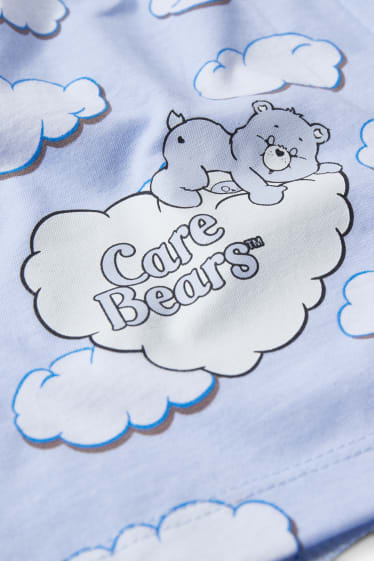 Femmes - Short de pyjama - Bisounours - bleu clair