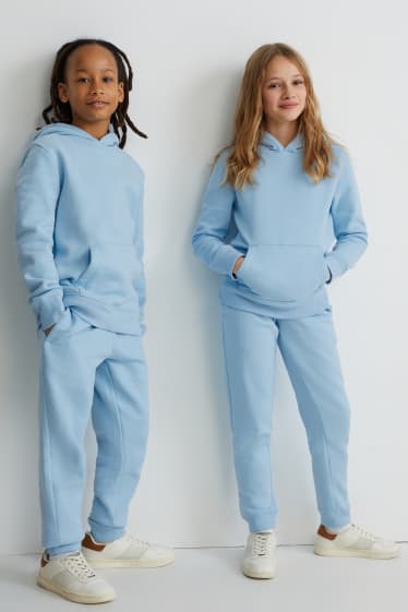 Dětské - Teplákové kalhoty - genderově neutrální  - světle modrá