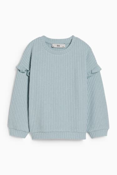 Copii - Fete - Tricou cu mânecă lungă - albastru deschis