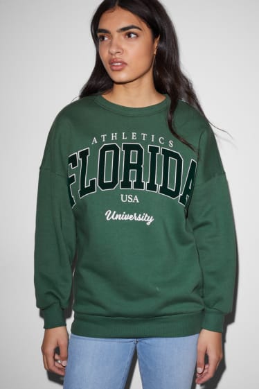 Mujer - CLOCKHOUSE - sudadera - verde oscuro