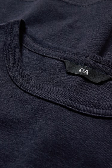 Hommes - T-shirt - bleu foncé