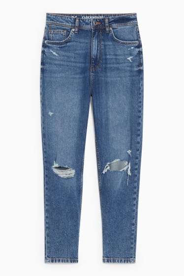 Dona - CLOCKHOUSE - mom jeans - high waist - texà blau