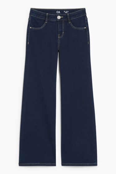 Enfants filles - Wide leg jean - jean bleu
