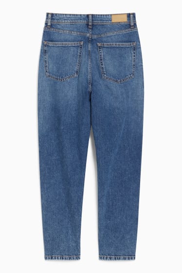 Women - CLOCKHOUSE - mom jeans - high waist - blue denim