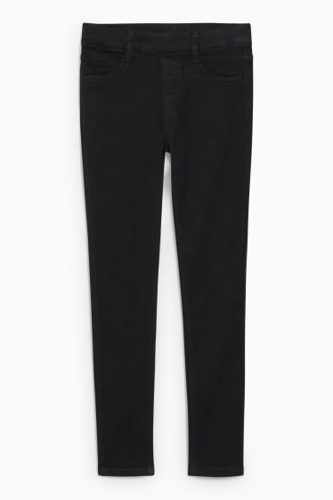 Enfants filles - Jegging jean - noir