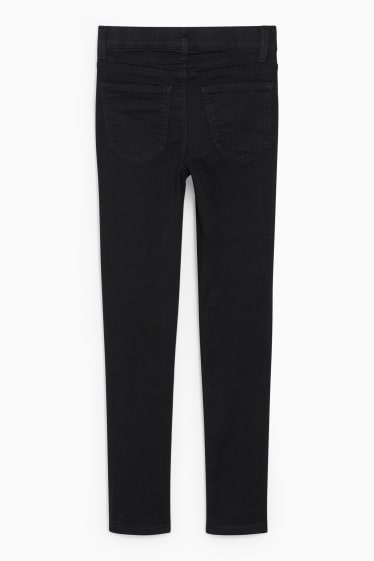 Enfants filles - Jegging jean - noir