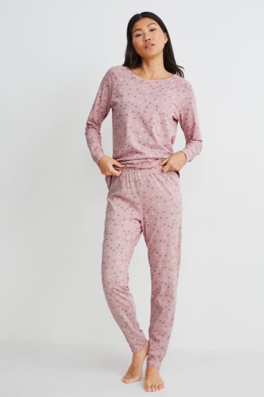 Dames - Pyjama - fuchsiarood