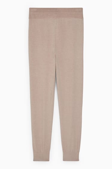 Femei - Pantaloni de pijama - gri-maro