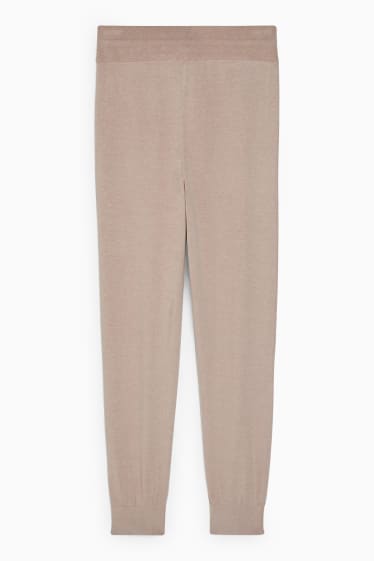 Donna - Pantaloni pigiama - grigio-marrone