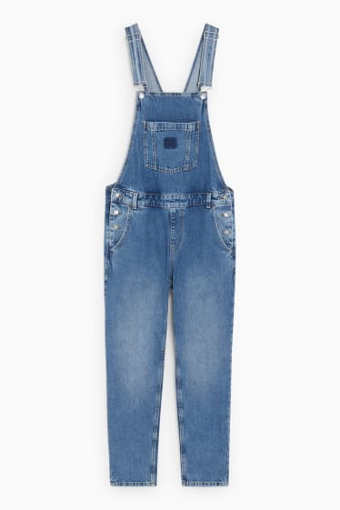 Dames - CLOCKHOUSE - tuinbroek van spijkerstof - jeanslichtblauw