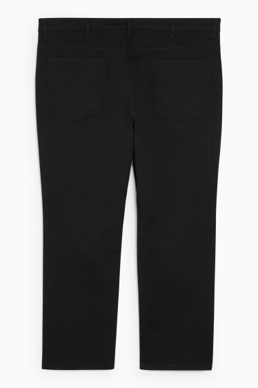 Hommes - Pantalon - regular fit - noir