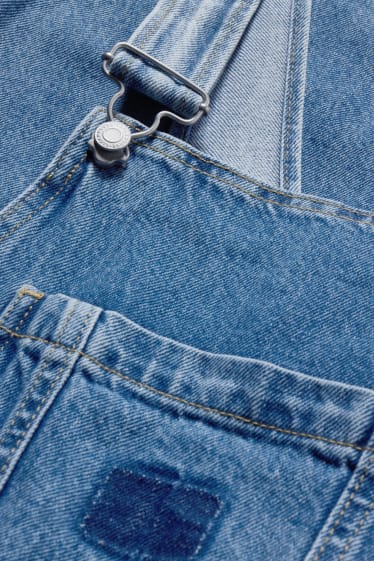 Dames - CLOCKHOUSE - tuinbroek van spijkerstof - jeanslichtblauw