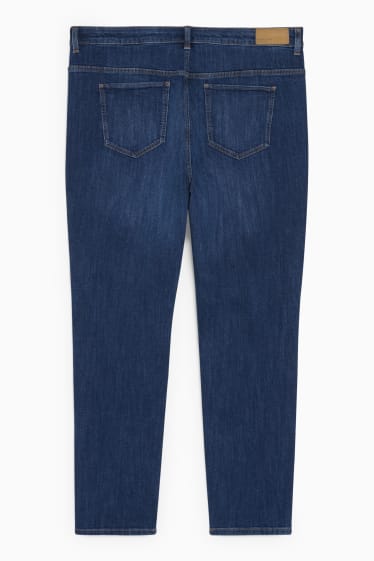 Femmes - Slim jean - high waist - jean bleu