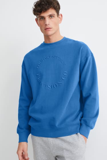 Hommes - Sweat - bleu