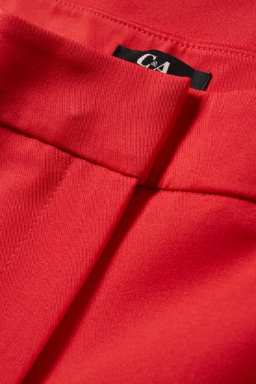 Dames - Business-broek - mid waist - regular fit - rood