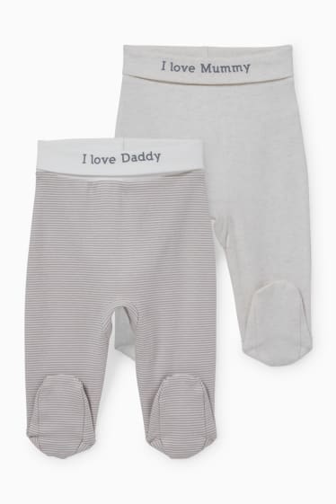 Nadons - Paquet de 2 - pantalons per a nadó - marró clar