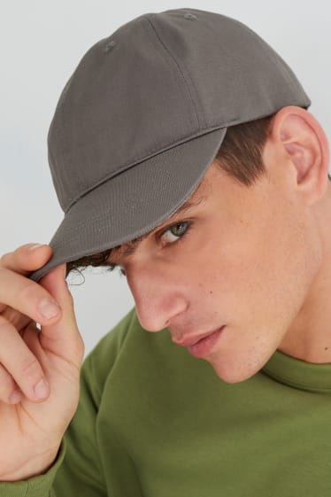 Hommes - Casquette - gris